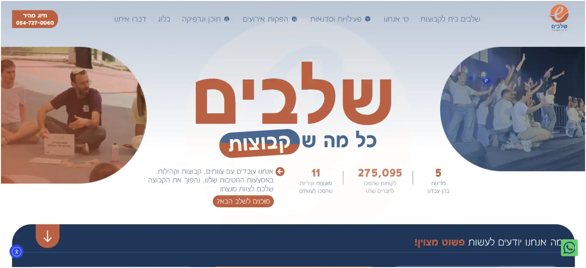 פרויקט מרכז שלבים | יוסי אליהו